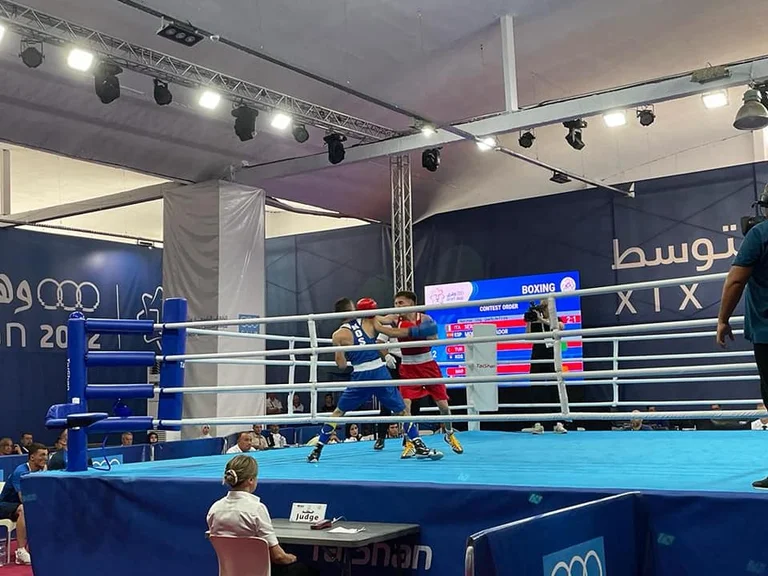 Bashkim Bajoku non riesce a trattare con lo Samet Gumus turco ai Giochi del Mediterraneo