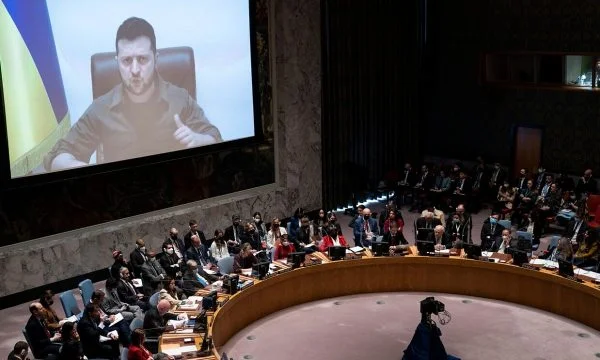 Zelensky appelle à l'exclusion de l'ONU en Russie : Poutine, un terroriste dirigeant un État terroriste