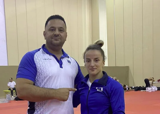 Driton Kukes' reaction comes after Distria won gold at the Mediterranean Games