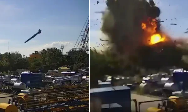 Zelensky pubblica immagini di attacco missilistico nel centro commerciale