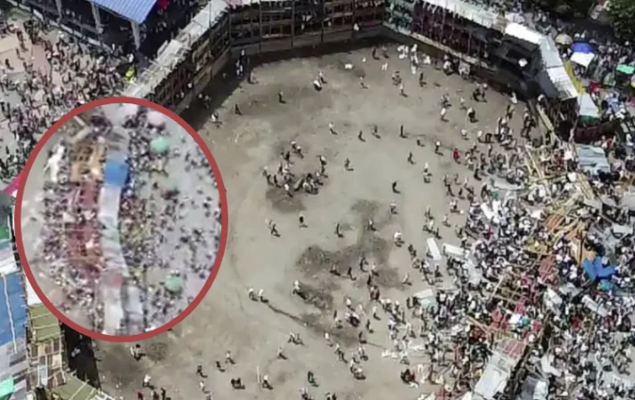 La tragedia in Colombia Quando lo stadio collassa durante la corrida, quattro fan perdono la vita