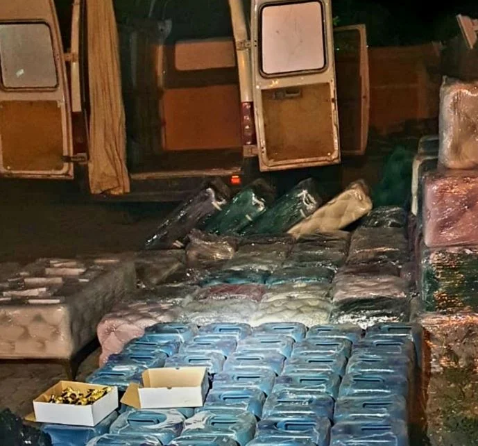 Kosovo Polizeiverbot van smuggling Waren aus Nordmazedonien