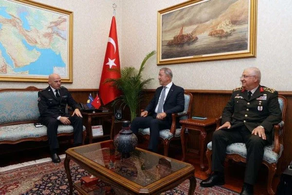 KSF Commander Union Jashari is standing for official visit to Turkey