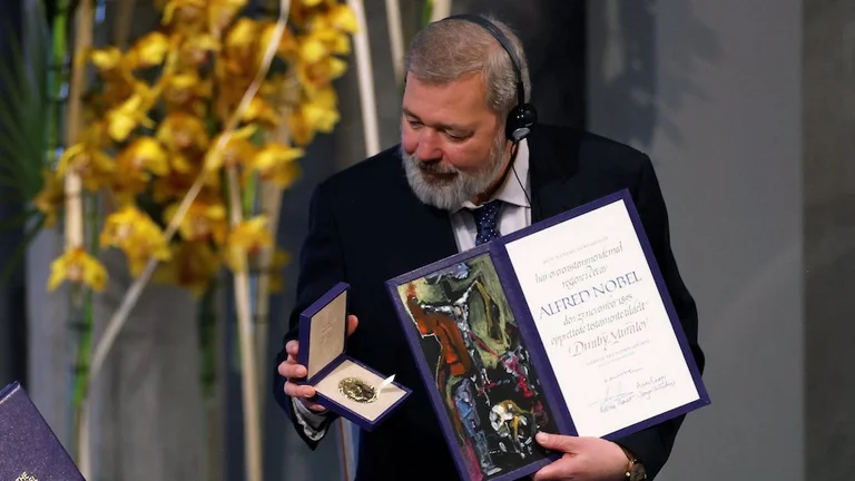 Il giornalista russo vende il premio Nobel per i bambini ucraini