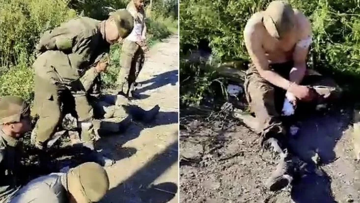 Ukrainians capture 14 Russian soldiers in Luhansk, images published