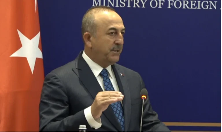 Turkish top diplomat from Pristina: The existence of guerrillas in Kosovo is major hostage in our reports