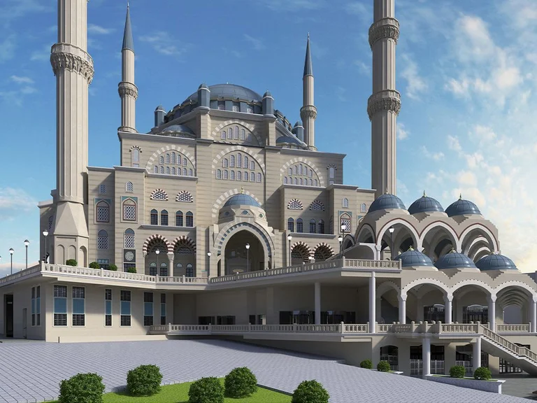 FOTO: That's what Big Mosque will look like inside and outside Pristina.