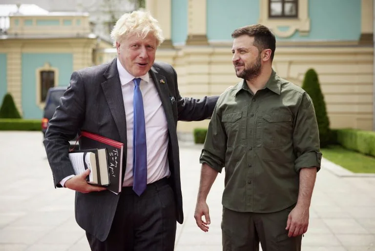 Johnson visits back to Kiev