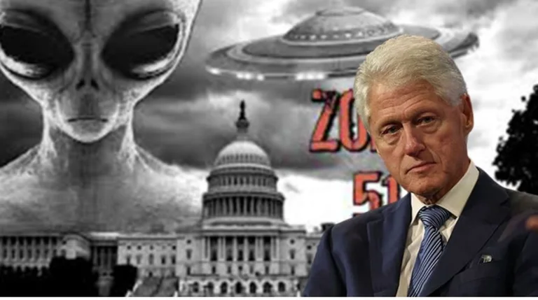 What is hidden in “Zone 51”? Bill Clinton speaks for the first time of the UFO mystery.