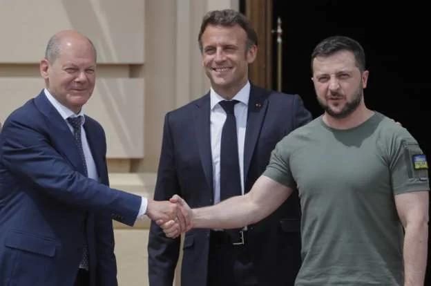 France, Germany and Italy agree that Ukraine will once have EU candidate status