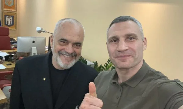 Edi Rama rencontre Klitschko