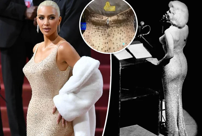 Kim Kardashian hurt Marilyn Monroe's dress? New photos anger the network
