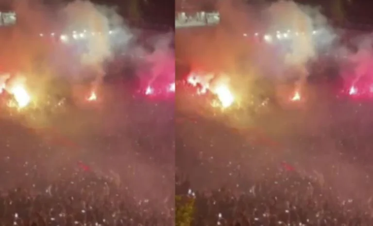 Les Serbes de Belgrade chantent au Kosovo