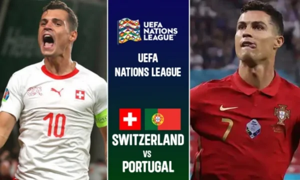 Formazioni ufficiali: Svizzera ) Portogallo