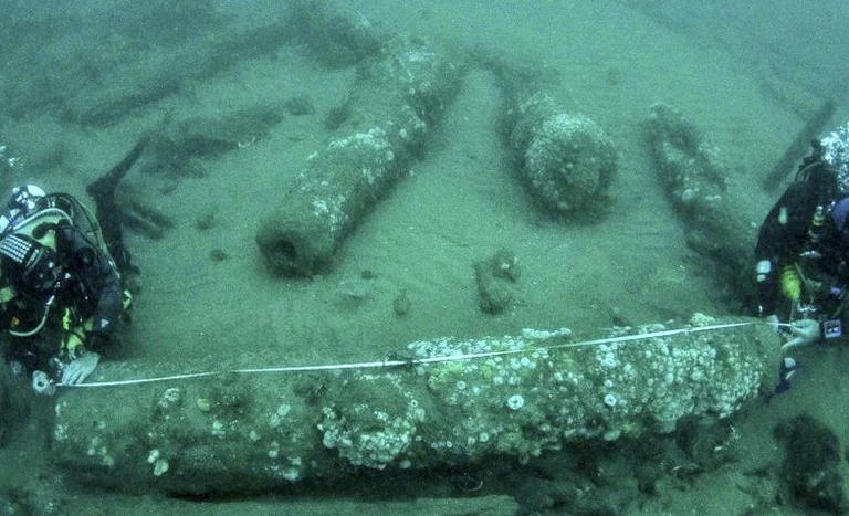 Navire détecté il y a 340 ans