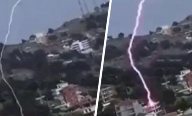 View: Flood Strikes a Building in Saranda