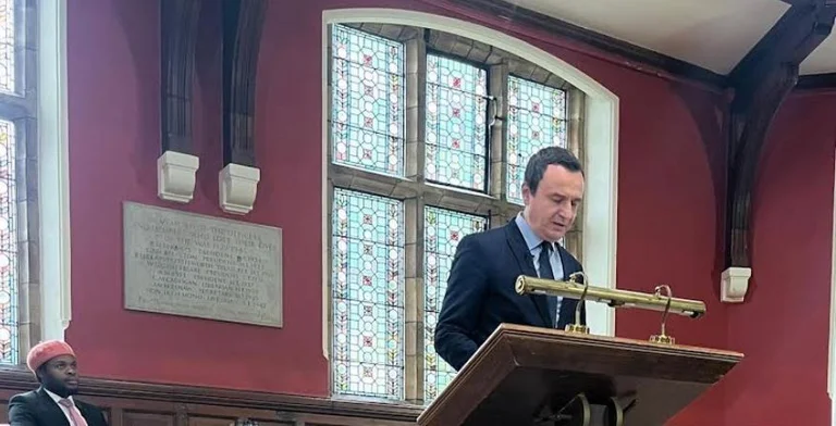 Kurti at Oxford: Kosovo can live and thrive without Serbia's recognition
