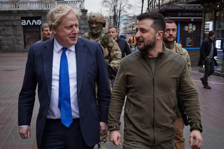 Zelensky: I'm so glad Johnson survived the motion.