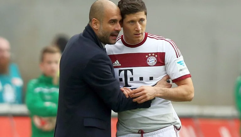Guarditola comes with a statement about Leandowski: It would fit perfectly into Barcelona.
