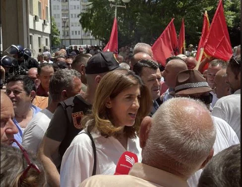 Ganimetie Musliu da protesta: Sono con i veterani, la protesta è giusta