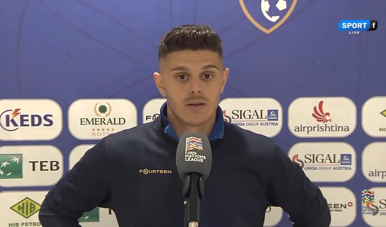 Rasica parle après le match. Ce sont ses mots.