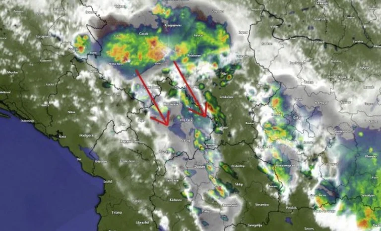 Mauvais temps: En Serbie tempête généralisée, attendu pour venir au Kosovo