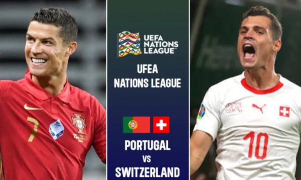 Formazioni ufficiali: Portogallo ) Svizzera