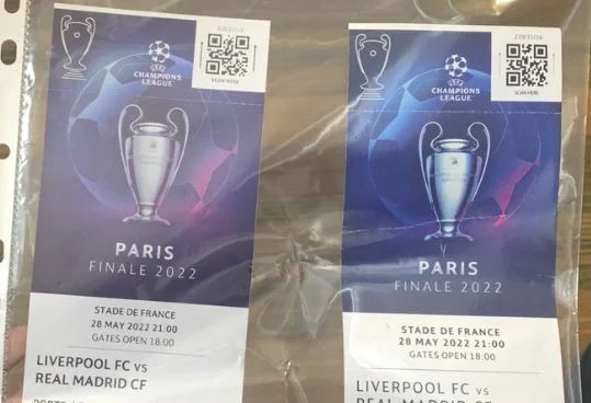 Vous ne pouvez pas dire combien de faux ticket ressemble au ticket original des Champions.