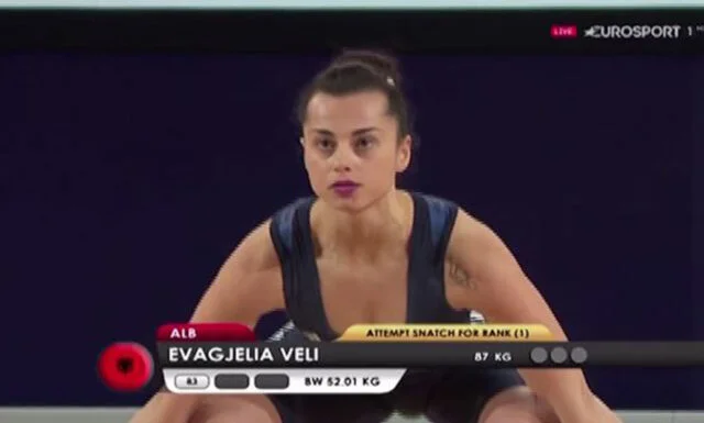 Historic achievement for Albanian weightlifting, Evangelium Veli is declared Europe champion