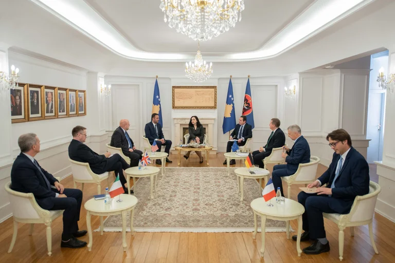Les chefs d'État rencontrent les ambassadeurs QUINT, parlent de Vettingu