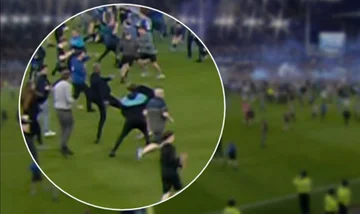 Die FA trifft die Entscheidung für Trainer Patrick Vieira, der den Fan nach dem Spiel mit Everton trat