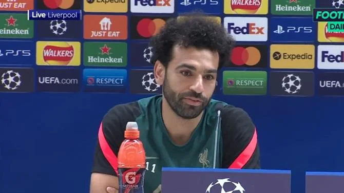 Salah da seguridad de su estancia en Liverpool, incluso habla del gran final de la Champions League.