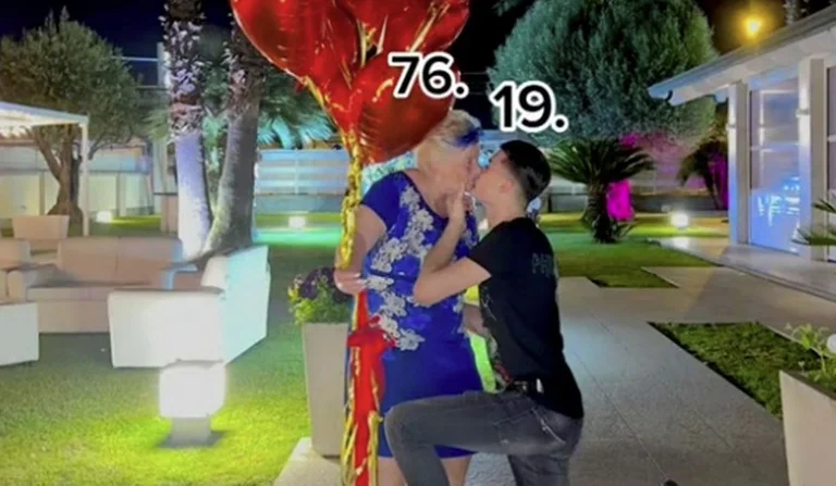 L'amore non conosce l'età. 19enne giovane propone alla sua ragazza di 76 anni