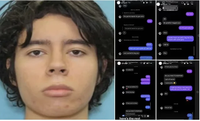 “I'm ready” 18-year-old messages published before committing crime in Texas
