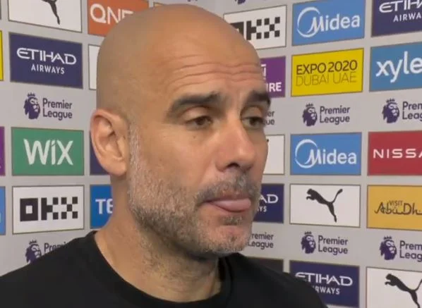 Guardiola is not sure about the title: We got work to do.