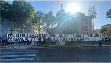 “Watch out mit den Holländern, Sie besser ruhig in Durres schlafen”, Lazio-Fans machen Spaß über “Fans von Rom”