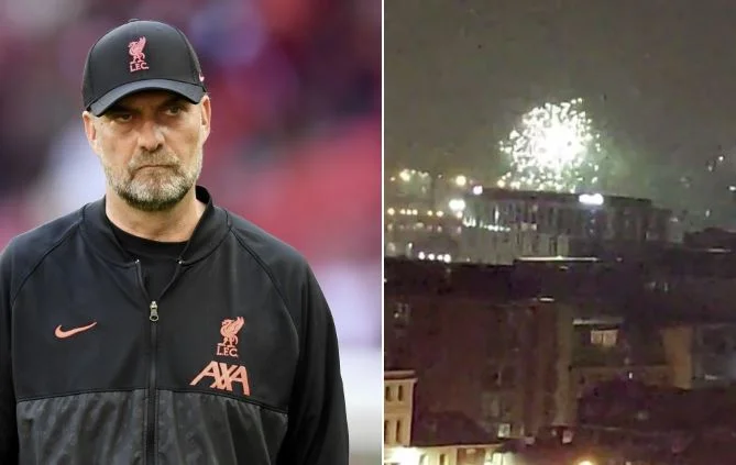 Ints don't stop for Liverpool. There were fireworks fired to wake up players from sleep.