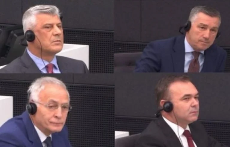 Aujourd'hui en session spéciale pour Thaci, Veselin, Krasniqi et Selimi