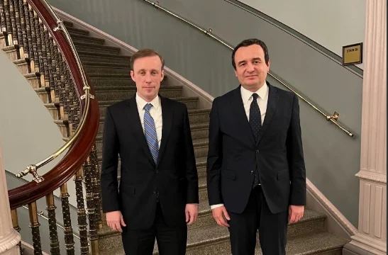Sullivan meeting, Kurti: US backs EU-brokered dialogue needs progress on key outstanding issues