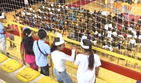 Minority students side by side with friends at the Abytara Festival