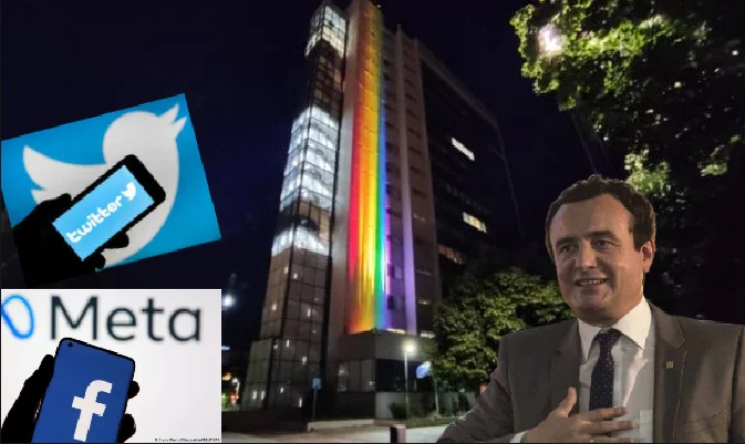 Su Twitter arcobaleno, ma non su Facebook. Perché Albin Kurti non condivide i post per LGBTIQ su altri social network.