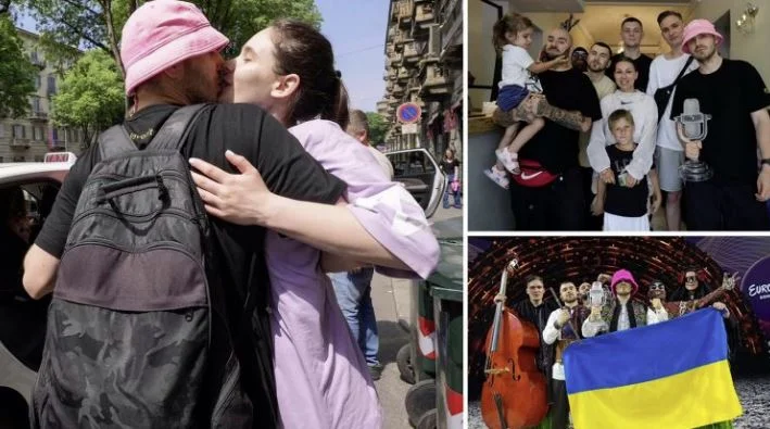 Chef de groupe Calus Orchestra après la victoire de l'Eurovision revient à la guerre