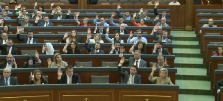 VV) Fatmir Humlli votó en contra del proyecto de ley Minimal Pag