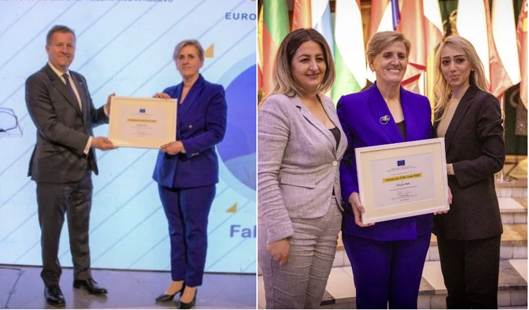 “Evropiania e Vitit 2022” – Fahrije Hoti pranon çmimin nga ambasadori Szunyog