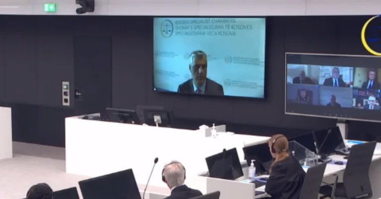 L'instance modifiée : L'ancien président Thaci a déclaré innocent (Vidéo)