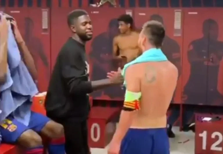 A rare class video published while in Barcelona was being respected by all the staff