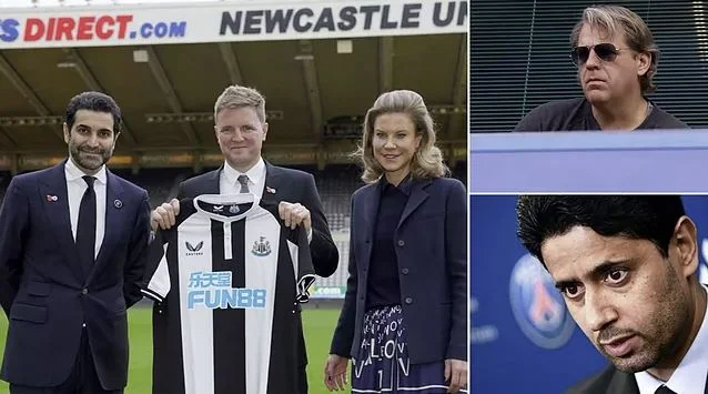 Newcastle has first place: 10 richest football team owners in the world