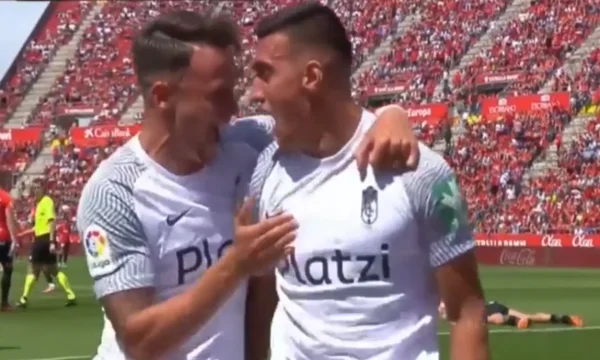 Myrto Uzun marks first goal in La League . Unstopable to Mallorcas
