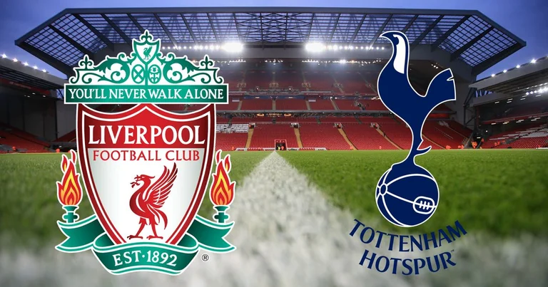 Official formations: Livepool Tottenham