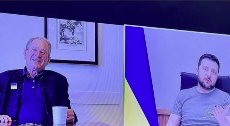 George Bush : Zelensky est Winston Churchill
